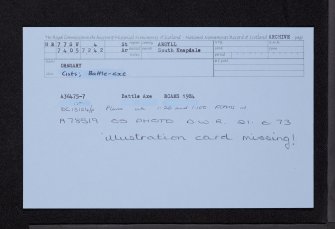 Ormsary, NR77SW 4, Ordnance Survey index card, Recto