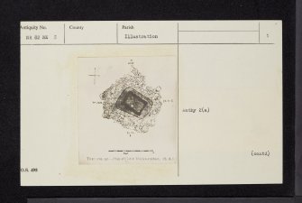 Arran, Blackwaterfoot, NR82NE 3, Ordnance Survey index card, page number 1, Recto