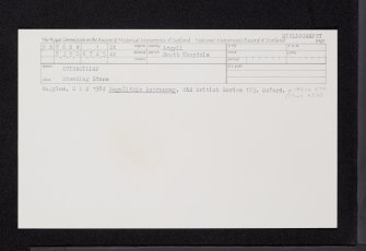 Avinagillan, NR86NW 1, Ordnance Survey index card, Recto