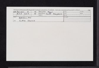 Barnellan, NR86NW 5, Ordnance Survey index card, Recto