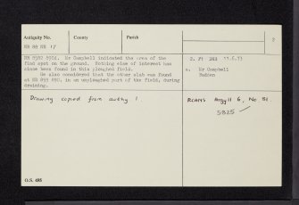 Badden, NR88NE 17, Ordnance Survey index card, page number 2, Verso