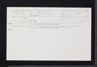 Ballygowan, NR89NW 1, Ordnance Survey index card, Recto