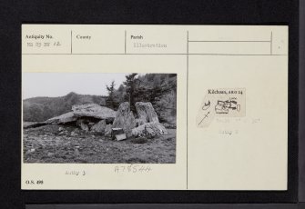 Kilchoan, NR89NW 12, Ordnance Survey index card, Recto