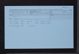 Rhudil, NR89NW 27, Ordnance Survey index card, Recto