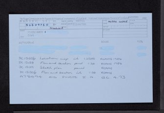 Poltalloch, NR89NW 56, Ordnance Survey index card, Recto