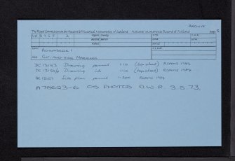 Achnabreck, NR89SE 2, Ordnance Survey index card, page number 3, Recto