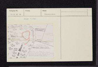 Dun Na Maraig, NR89SE 10, Ordnance Survey index card, Recto