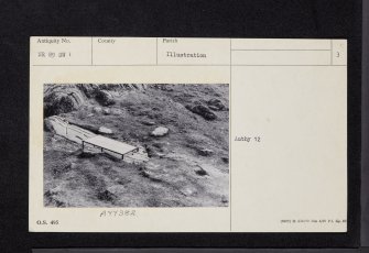 Dunadd, NR89SW 1, Ordnance Survey index card, page number 3, Recto