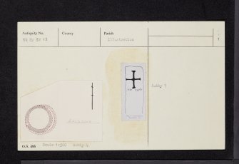 High Barnakill, NR89SW 13, Ordnance Survey index card, page number 1, Recto
