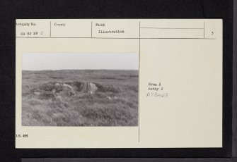 Arran, Carmahome, NR92NW 2, Ordnance Survey index card, page number 3, Recto