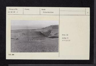 Arran, Torr A' Chaisteil, NR92SW 2, Ordnance Survey index card, page number 2, Verso