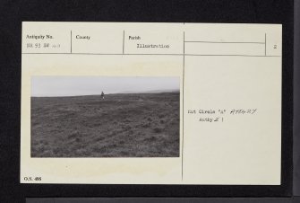 Moss Farm, Arran, NR93SW 40, Ordnance Survey index card, page number 2, Verso