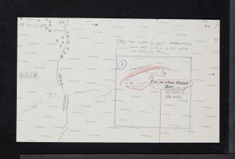 Arran, Lochranza, Torr An T' Sean Chaisteal, NR95SW 2, Ordnance Survey index card, Recto