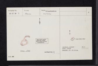 Ardmarnock, Caisteal Aoidhe, NR97SW 2, Ordnance Survey index card, page number 2, Verso