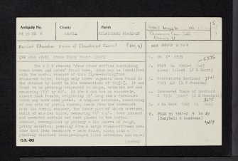 Crarae Garden, NR99NE 6, Ordnance Survey index card, page number 1, Recto