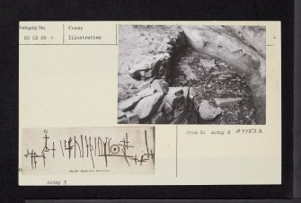 Holy Island, St Molaise's Cave, NS02NE 4, Ordnance Survey index card, page number 4, Verso