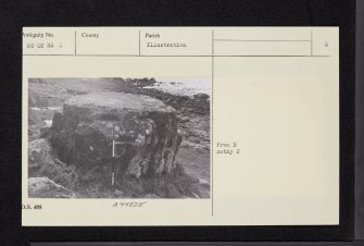 St Molaise's Table, NS02NE 6, Ordnance Survey index card, page number 2, Verso