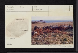 Arran, Dippen, NS02SW 5, Ordnance Survey index card, Recto