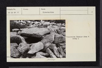 Arran, Torr An Loisgte, NS02SW 15, Ordnance Survey index card, page number 2, Verso