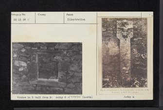 Arran, Lamlash, Kilbride Chapel, NS03SW 5, Ordnance Survey index card, page number 3, Recto