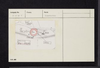 Bute, Cnoc An Rath, NS06NE 5, Ordnance Survey index card, Recto