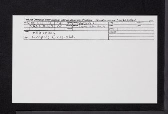 Ardtaraig, NS08SE 2, Ordnance Survey index card, Recto