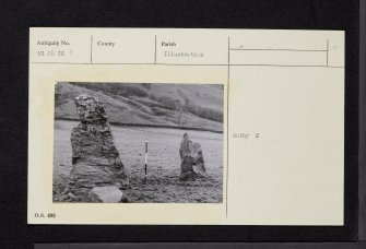 Balliemore, NS08SE 3, Ordnance Survey index card, Recto