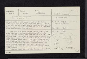 Eilean Math-Ghamhna, NS09NW 4, Ordnance Survey index card, Recto