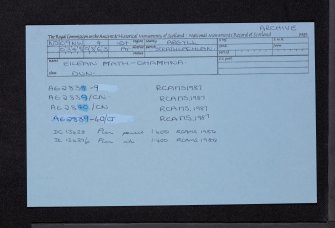 Eilean Math-Ghamhna, NS09NW 4, Ordnance Survey index card, Recto