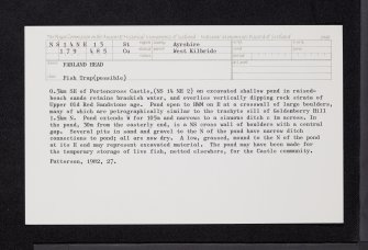 Farland Head, NS14NE 13, Ordnance Survey index card, Recto