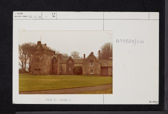 Hunterston Castle, NS15SE 1, Ordnance Survey index card, Verso