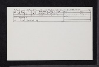 Bute, Ascog, NS16SW 4, Ordnance Survey index card, Recto