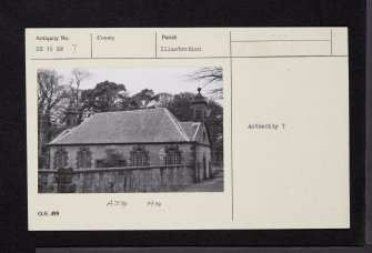 Bute, Mount Stuart, NS16SW 7, Ordnance Survey index card, Recto