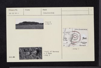 Dowhill Mount, NS20SW 4, Ordnance Survey index card, page number 1, Recto