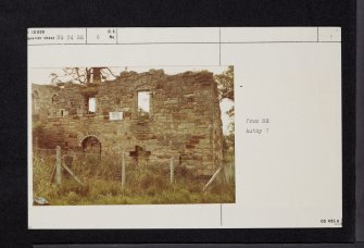 Kerelaw Castle, NS24SE 6, Ordnance Survey index card, page number 1, Recto