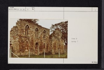 Kerelaw Castle, NS24SE 6, Ordnance Survey index card, page number 2, Verso