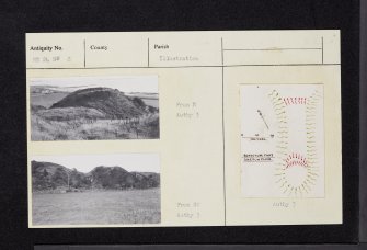 Boydston, NS24SW 2, Ordnance Survey index card, Recto