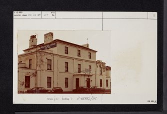 Ardrossan, Princes Street, Eglinton Arms Hotel, NS24SW 27, Ordnance Survey index card, page number 2, Verso