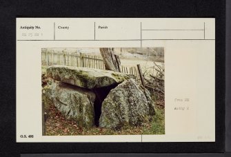 Margaret's Law, Haylie, NS25NW 1, Ordnance Survey index card, Recto