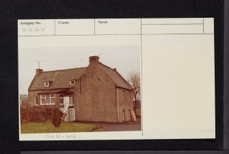 Dalry, Baidland Manor, NS25SE 11, Ordnance Survey index card, Recto
