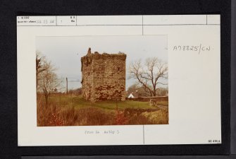 Fairlie Castle, NS25SW 1, Ordnance Survey index card, Verso