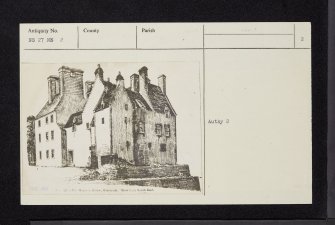 Greenock, Mansion House, NS27NE 2, Ordnance Survey index card, page number 2, Verso