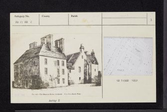 Greenock, Mansion House, NS27NE 2, Ordnance Survey index card, page number 3, Recto