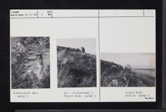 Larkfield, Covenanters' Well And Pulpit Rock, NS27NW 2, Ordnance Survey index card, Recto
