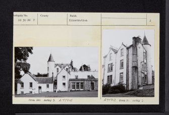 Kirkmichael House, NS30NW 8, Ordnance Survey index card, page number 2, Verso