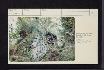 'Martnaham Castle', NS31NE 4, Ordnance Survey index card, page number 2, Verso