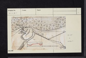 Greenan Castle, NS31NW 1, Ordnance Survey index card, page number 1, Recto