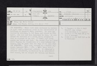 Doonfoot, Dunure Road, NS31NW 10, Ordnance Survey index card, page number 1, Recto