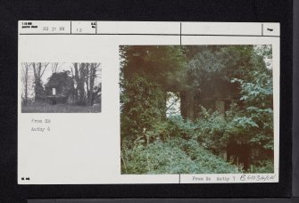 Brigend Castle, NS31NW 13, Ordnance Survey index card, Recto