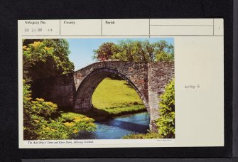 Ayr, Alloway, Brig O' Doon, NS31NW 14, Ordnance Survey index card, page number 1, Recto